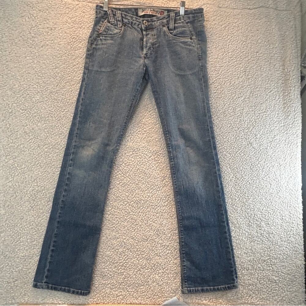 Diesel Denim Industry Size 30 Jeans Y2K Made in Italy Straight Leg Vintage